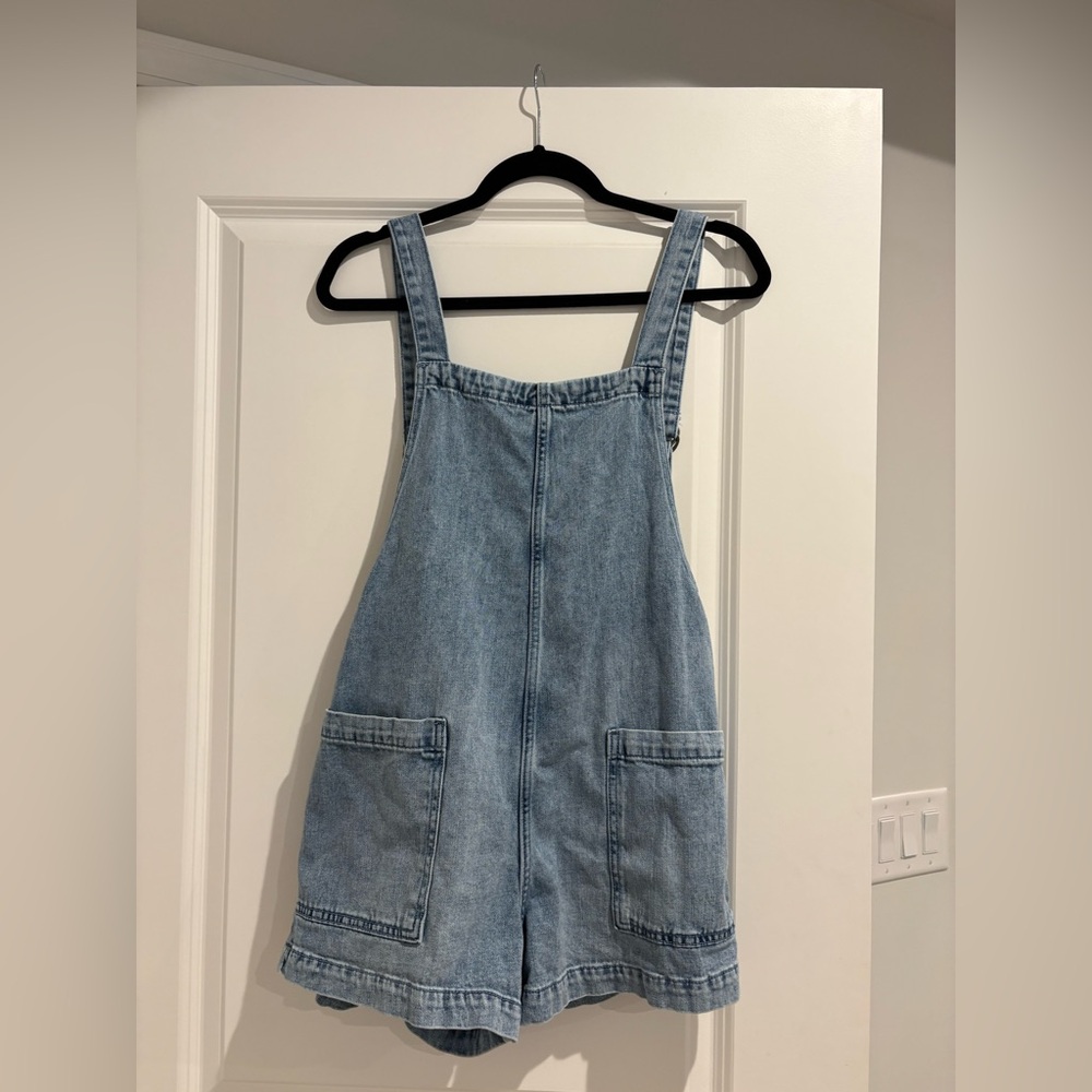 aerie Light Blue Denim overall